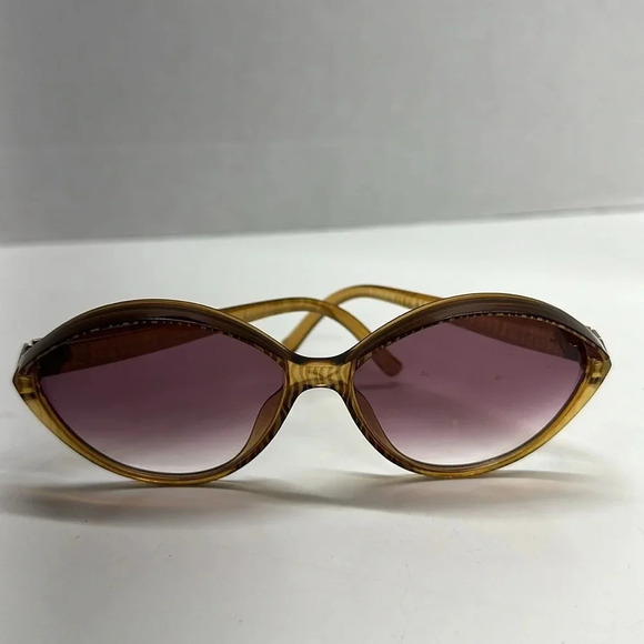 Christian Dior Sunglasses Optyl Translucent Glasses Brown Vintage 60's Germany - Picture 12 of 14